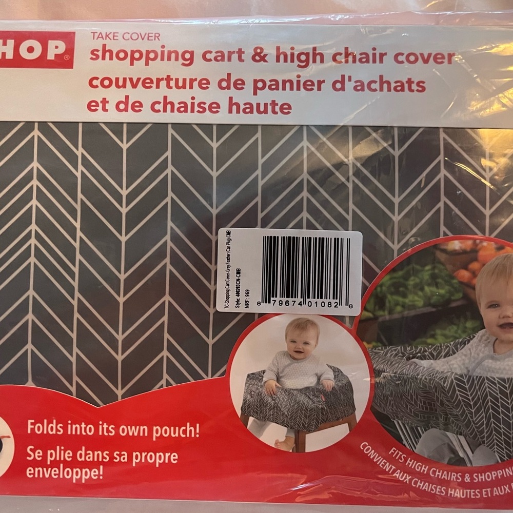 Skip Hop Shopping Cart & High Chair Cover